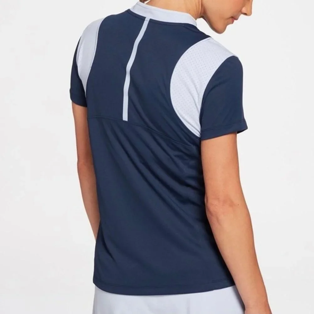 NWT Slazenger Women's Perforated Golf Polo - Picture 2 of 3